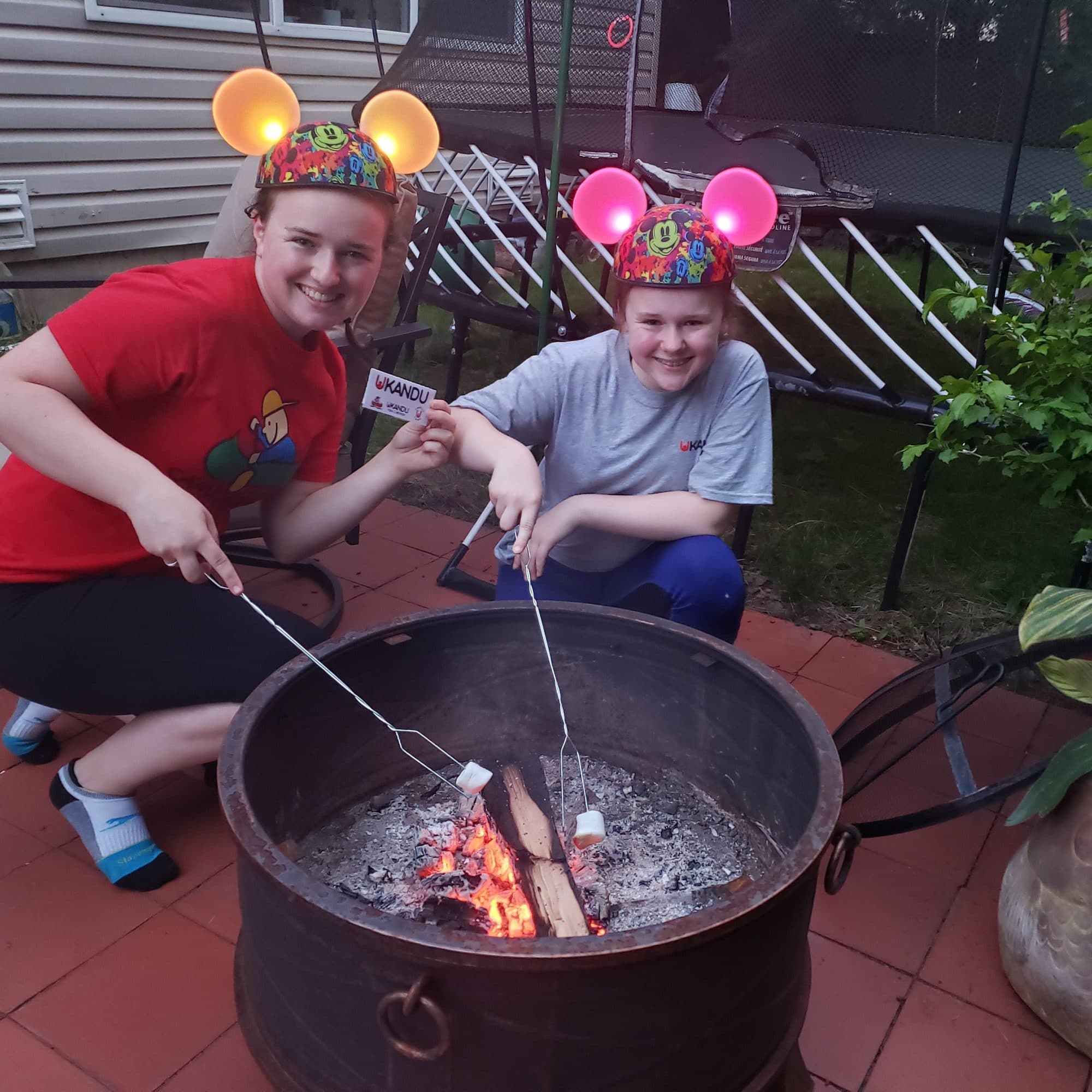 Préparation de s'mores