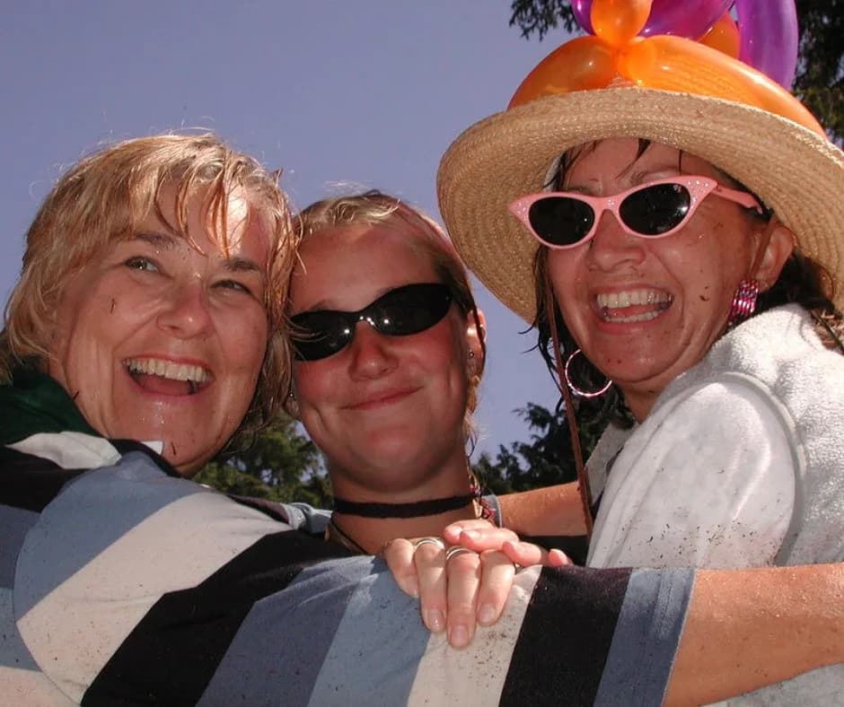 Three Camp Volunteers 