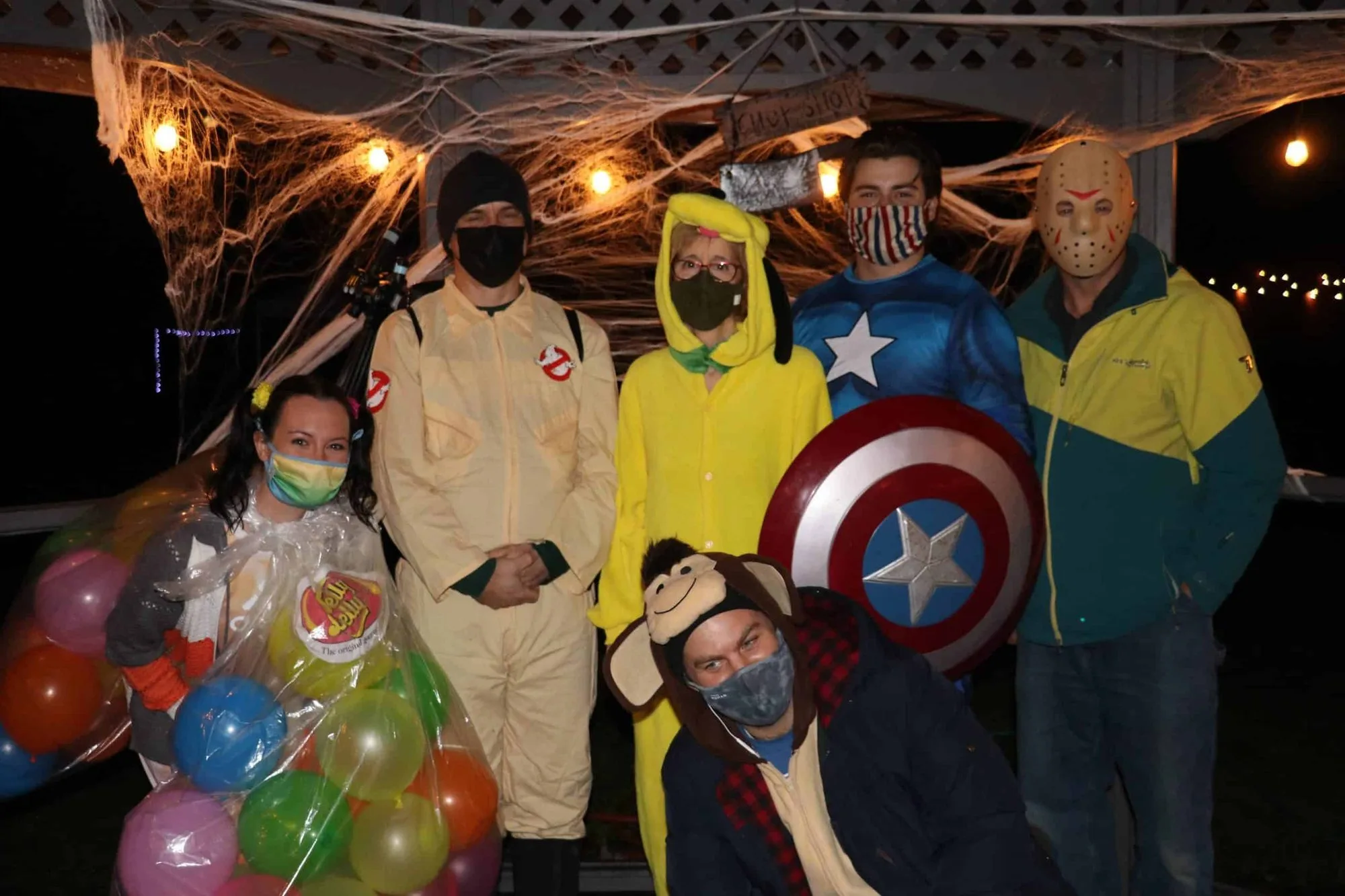Camp group in Costumes